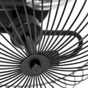 7.125" H Brigitte Black Painted Metal Bowl Shade Ceiling Light