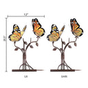 20.5" H Amelia Stained Glass Butterfly Table Lamp