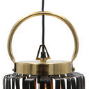 16"H Ford Lantern 1-Light Metal Pendant