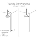 27.5"H Brushed Gold + Capiz Shell Candelabra Plug-in and Hardwire 6-Arm Chandelier