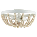 15" Delilah Boho Semi-Flush Mount Ceiling Fixture