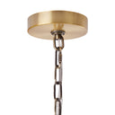 23.5"W Bryar Brass and Crystal 3-Light Chandelier