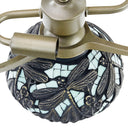 10.5"H Tiffany Style Dragonfly Accent Lamp
