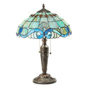 20"H Vivienne Baroque Style Stained Glass Table Lamp