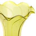 6"H Hand Painted Yellow Glass Replacement Lily Shade