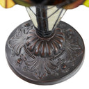 24.5"H Stained Glass Halston Double Lit Table Lamp