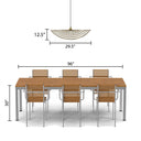 15.75" W Jessica Industrial Brass Woven Disk Shade Pendant