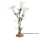 23.5"H Hand Blown Glass 3 Calla Lily Uplight Accent Lamp