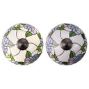 Tula 24.75" H Tiffany-style Blue Bowl Shade Stained Glass Table Lamp