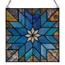 12" H Irene Stained Glass Window Panel