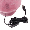 8.75" H Betsy Mushroom Pink Glass Accent Lamp
