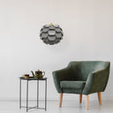 14.5"W Kendall Round Glam Pendant Light with Gold Canopy