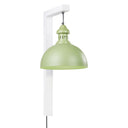 28.5" H Gwen Industrial Indoor Plug In Wall Sconce with Dome Shaped Shade