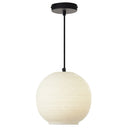 9.5" W Scarlett Modern White Blown Glass Globe Shade Pendant Light