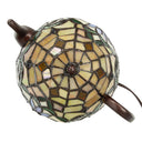6.5"H Stained Glass Teapot Accent Lamp