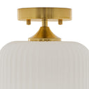 10.25"H Jeanine Globe Ceiling Light