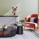 20"H Hand Blown Glass 5 Calla Lily Uplight Accent Lamp