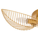 24"W Noelle Gold Leaf Shade Ceiling Light