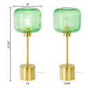 21"H Eagan Globe Shade Table Lamp