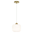 7.25"H Gael Retro Globe Shade Pendant Light
