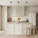 Lucinda 7.25"W Modern Silver Woven Metal Pendant Light