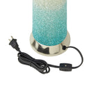 22" H 1-Light Lorida Glass and Metal Table Lamp