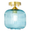 10.25"H Jeanine Globe Ceiling Light