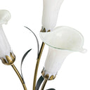 23.5"H Hand Blown Glass 3 Calla Lily Uplight Accent Lamp