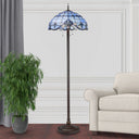 64"H Stained Glass Allistar Floor Lamp