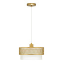 13"W Alena Drum Shade Pendant Light