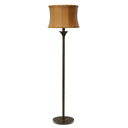 59.5"H Outdoor and Indoor Basket Weave Floor Lamp