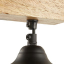 28.5" H Gwen Industrial Indoor Plug In Wall Sconce with Black Dome Shade