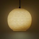 9.5" W Scarlett Modern White Blown Glass Globe Shade Pendant Light