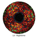 33.25" H Tulip Tiffany-Style Stained Glass Table Lamp