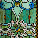 26"H Tiffany Style Stained Glass Brandi's Window Panel