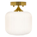 10.25"H Jeanine Globe Ceiling Light