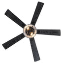 52" 5-Blade LED Metal Lantern Lighted Ceiling Fan