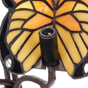 20.5" H Amelia Stained Glass Butterfly Table Lamp