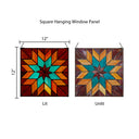 12" H Shelby Stained Glass Window Panel