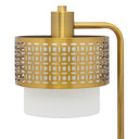19.5"H Xander Gold Drum Shade Table Lamp