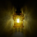 4.5" W 1-Light Gillian Glass and Metal Pendant