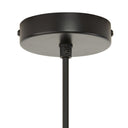 19" W Estelle Bohemian Ivory Jute Globe Shade Pendant