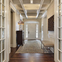 24" H Parisian Antique Silver Bell Shade Novelty Table Lamp