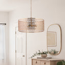 24" 3-Light Giselle Chandelier Polished Gold