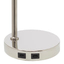 19.5"H Quentin Silver Drum Shade Table Lamp