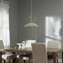 20" 1-Light Rosalinde Pendant Light Gold