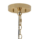 13" 1-Light Silver and Gold Dome Shaded Pendant