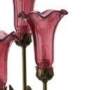 21.5" H Lily 3 Light Table Lamp. Close up of shade