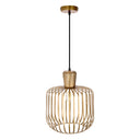 11.75"W Riley Caged Globe Shade Pendant Light
