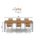 13"W Alena Drum Shade Pendant Light